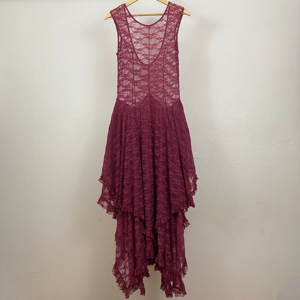 Intimately Free People French Courtship Slip - Cranberry? - Size Medium?